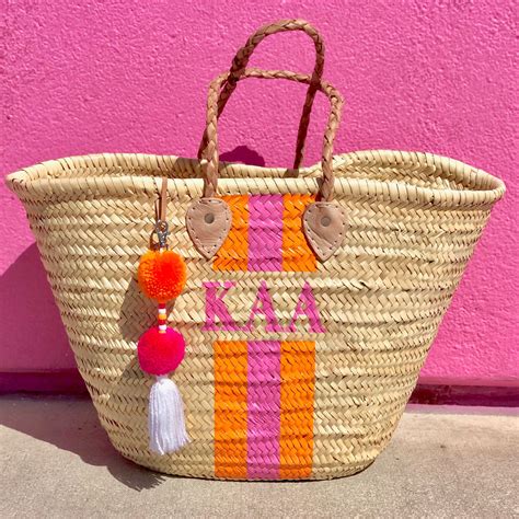 large straw beach tote